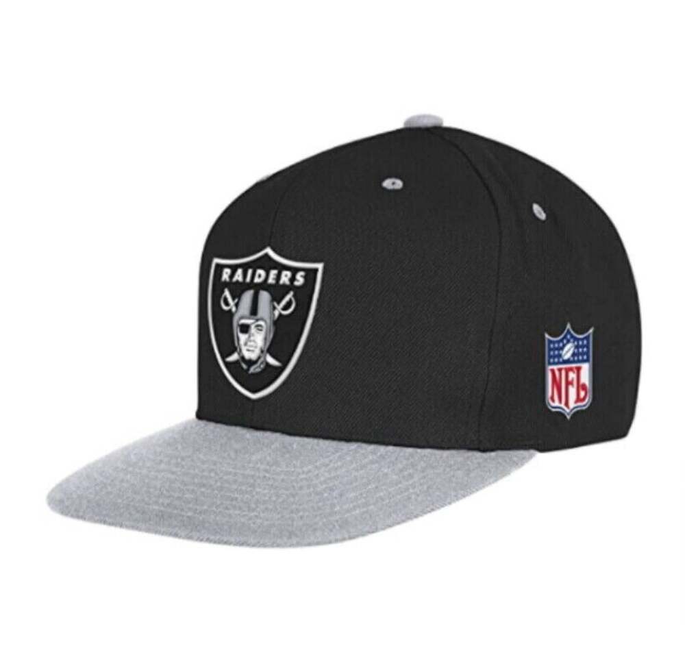 Mitchell & Ness Vintage NFL Oakland Raiders Primary Logo Snapback Hat / Cap